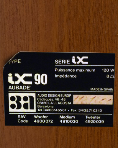 Audio Design IX Aubade iX 90 V2